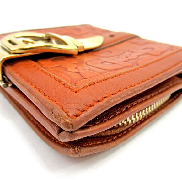 GUCCI W Hook Wallet Hose Bit Leather Authentic USED - Picture 2 of 8